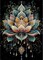 Diamond Art Kits for Adults - Mandala Lotus Flower Diamond Painting Kits DIY 5D Full Drill Diamond Dots Paintings with Diamonds Gem Art and Crafts for Home Decor 12x16 Inch